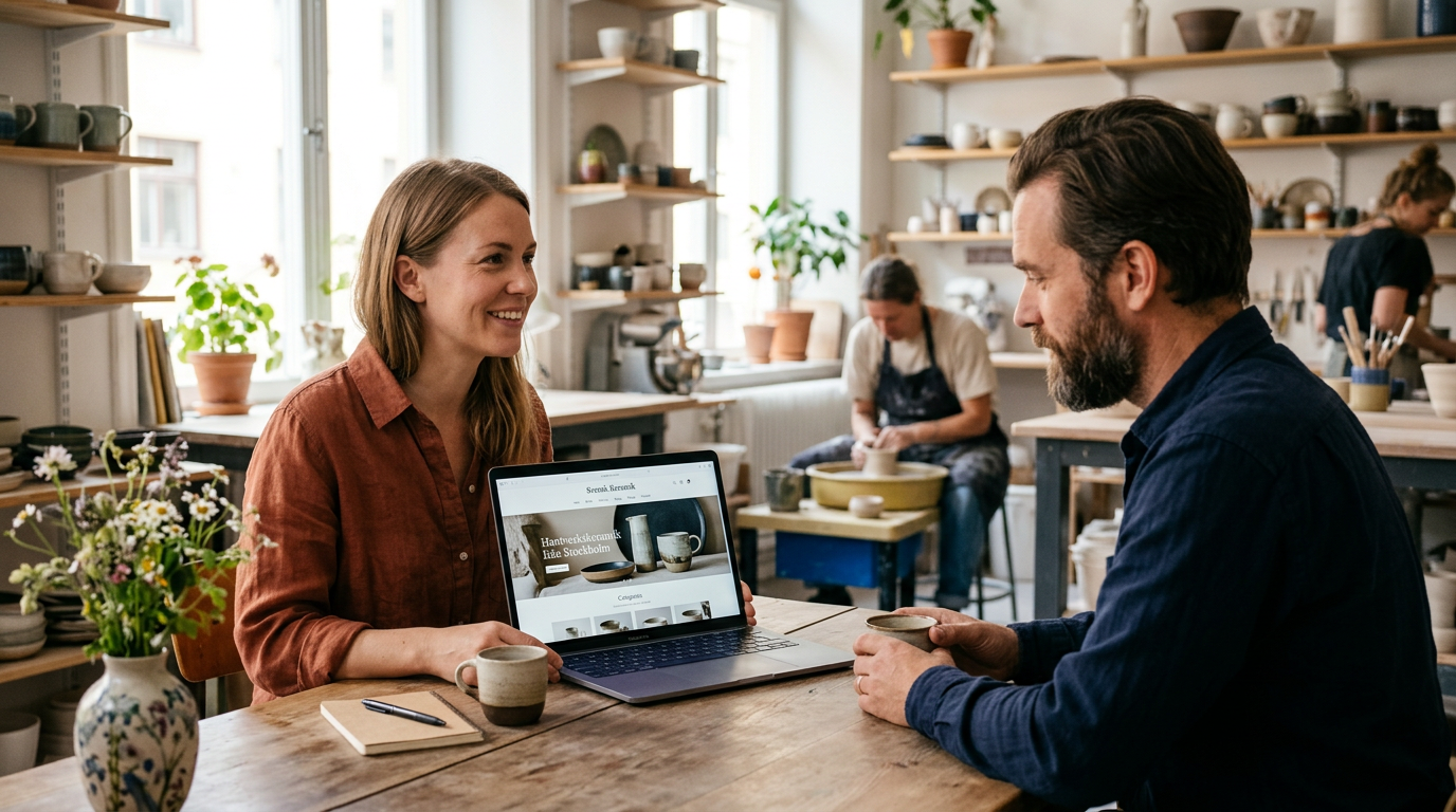Skapa en professionell hemsida för småföretag med rätt val